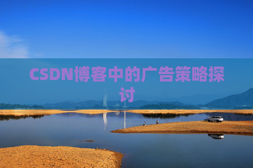 CSDN博客中的广告策略探讨